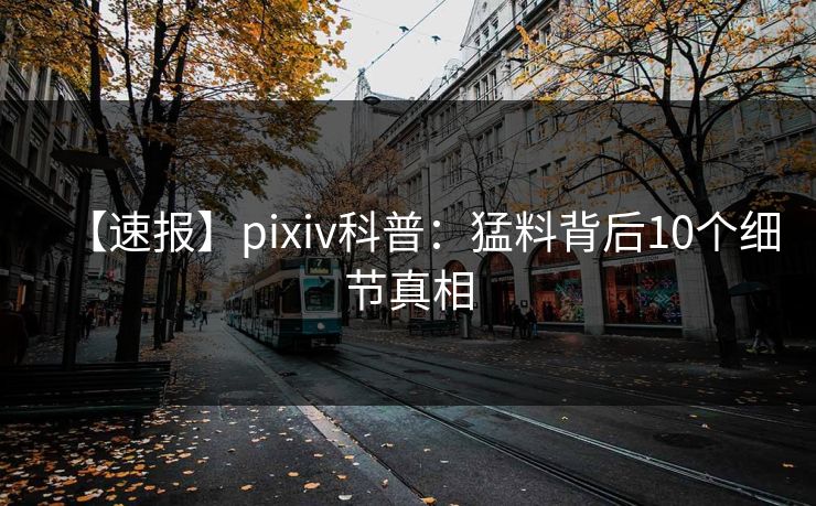 【速报】pixiv科普:猛料背后10个细节真相 【速报】pixiv科普:猛料背后10个细节真相